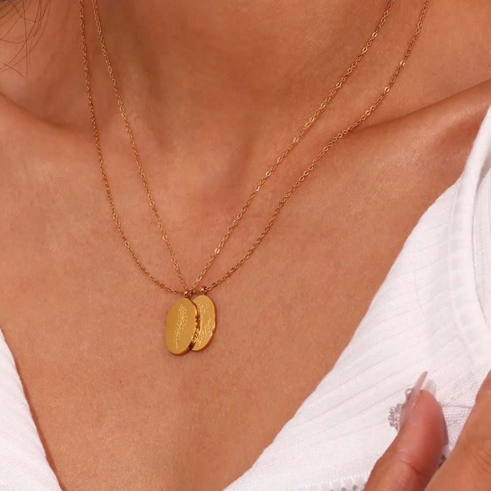 Personalized Birth Flower Necklaces for Meaningful Gifts, Jewelry, For Her, Uni - Picture 4 of 6
